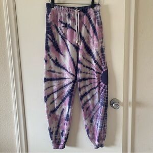 Aeropostale Purple/Blue‎ Tie-dye Sweatpants